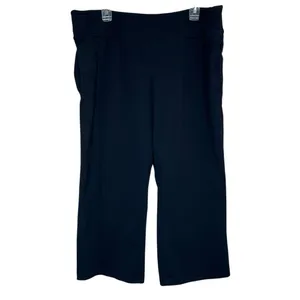 Ralph Lauren Active LRL Wide Leg Pull-on Stretch Pants Womens Sz XL Crop Yoga thumbnail 2