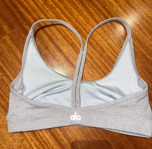 Alo Ribbed Blissful Bra xs thumbnail 3