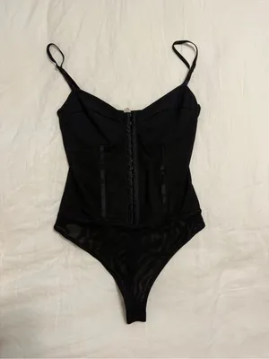 Free People Intimately Night Rhythm Corset Bodysuit thumbnail 3
