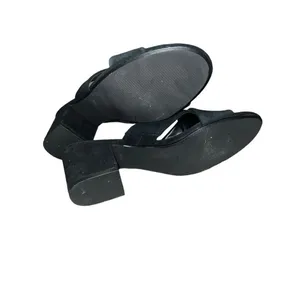 ✨206 Collective Womens Naomi Cross Band Black Heeled Sandals Sz 8 Shoes✨ thumbnail 5