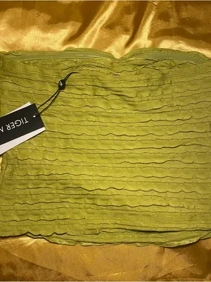 NWT Tiger Mist Rosalyn Top | Size S Textured Strapless Tube Top thumbnail 6