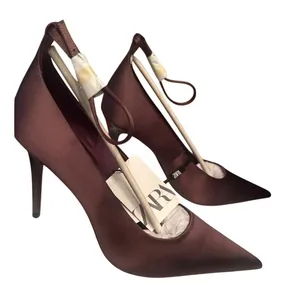 Zara 2252/410 Satin Effect Pumps Pink Womens Size 9 40 thumbnail 9