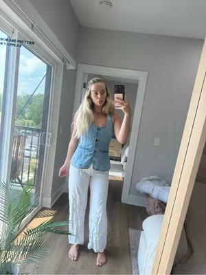 Madewell denim vest top 4 NWT thumbnail 9