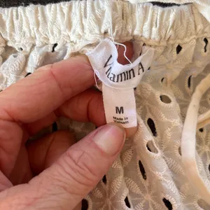 Vitamin A Cream Eyelet Coverup/Dress Size Medium thumbnail 4