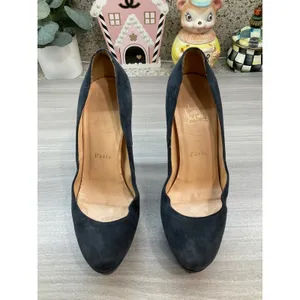 Christian Louboutin Ultra High Ultra Soft Suede Stiletto Heels thumbnail 2