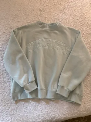 Parke fleece mockneck icy blue thumbnail 2
