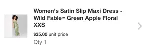 Wild Fable Green Floral Maxi thumbnail 3