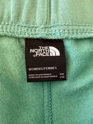 The North Face Women's Half Dome Fleece Shorts Blue Size XXL 2'' cotton blend thumbnail 3