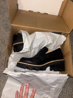 Black Sorel Heeled Loafer Joan Now thumbnail 5