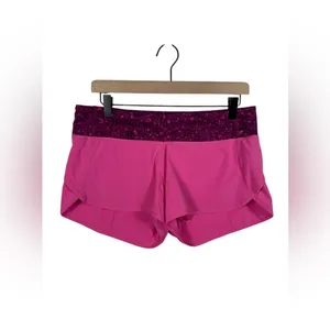 Lululemon Speed Short Pink Paradise‎ Paradise Geo Regal Plum Multi Size 8 thumbnail 3