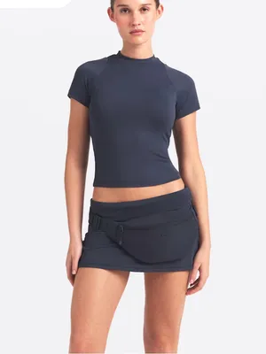 NWT Nike Skims Airy Baby tee size xl in deep royal thumbnail 2