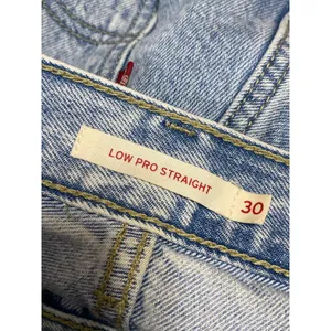 Levi's Low Pro Straight Women's Blue Light Wash High Waist Denim Jeans Pants 30 thumbnail 3