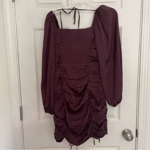 Revolve x ASTR the Label Mardi Long‎ Sleeve in Eggplant thumbnail 4