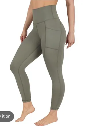 NWT!! Yogalicious Polarlux Tribeca Full Length Fleece Lined Leggings thumbnail 1