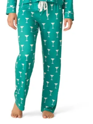 P.J. Salvage Women's Cloud Jersey 2-Piece Pj Set, Emerald, X-Large, Green. NWT thumbnail 3