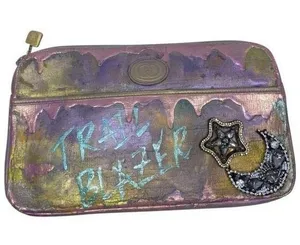 Gucci Purple Pink Gold W Vintage Customized By W S thumbnail 1