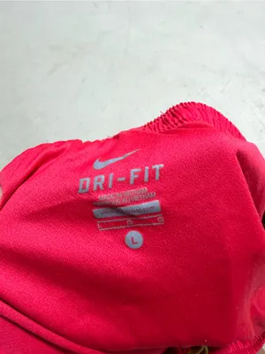 Nike Women’s Hot Pink Running Shorts with Neon Trim large thumbnail 3