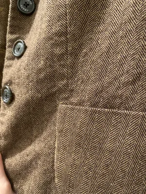 Vintage Tan Blazer thumbnail 2