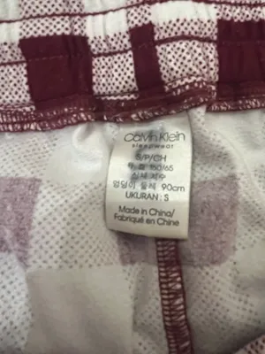 Calvin Klein checkered pajama pants thumbnail 2