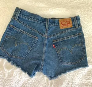 501 Denim High Waisted Shorts thumbnail 5