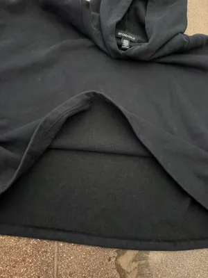 Beyond Yoga Cropped Black Hoodie thumbnail 3