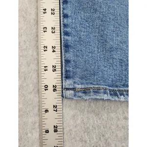 Levi's High Waisted Mom Jeans Distressed Indigo‎ Medium Wash Size 28 thumbnail 3