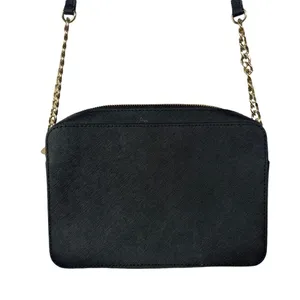 Michael Kors Black & Gold Jet Set‎ Large Crossbody Purse thumbnail 2