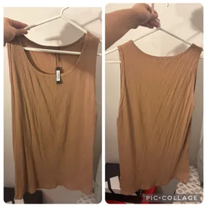 SKIMS Size 3X Cotton Rib Long Tank Top Sienna Brown Stretch AP-TNK-0463 NWT thumbnail 6