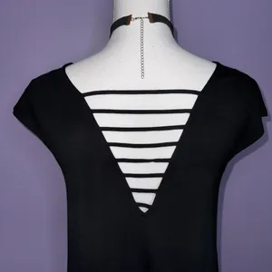 NEW American Eagle Black Strappy V-Neck Top thumbnail 9