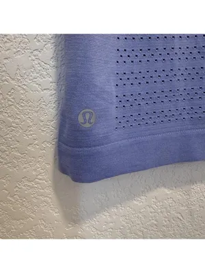 Lavender Lululemon Swiftly Tech short sleeve top. thumbnail 3