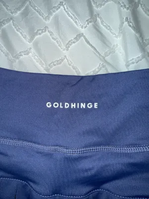 Gold Hinge Blue Pleated Skirt  thumbnail 3