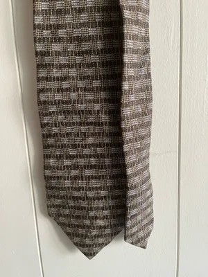 Massimo Livio silk necktie Brown thumbnail 3