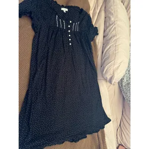 Secret Treasures Polka Dot Sleep Gown Nightgown Puff Sleeve Button Cottagecore thumbnail 2