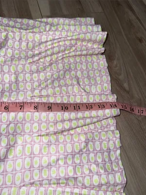 Elodie elastic waist pleated printed mini skirt size large thumbnail 6
