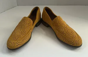 Clark's Women's Loafers Trish Calla Perforate Loafers Yellow Size 6 1/2M thumbnail 1