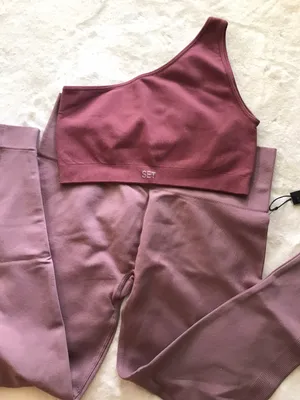 Set Active Leggings And One Shoulder Bra thumbnail 3