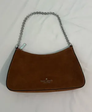 Brown Suede Kate Spade Bag thumbnail 1