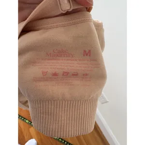 Cake Maternity Seamless Nursing Bra Beige Nude Racerback Size M Wireless Tan Size M thumbnail 3