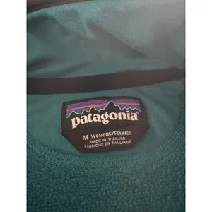 Patagonia Better Sweater 1/4 Snap Womens M Teal Blue Fleece Pullover 26010 thumbnail 4