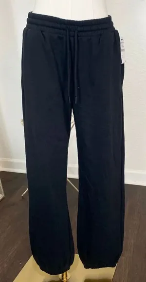NWT bp Black Thick Sweatpants Drawstring Joggers Size S thumbnail 1