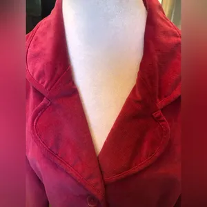Gorgeous Fuchsia Corduroy Jacket Blazer Coat Y2K from Cato Size Large thumbnail 3