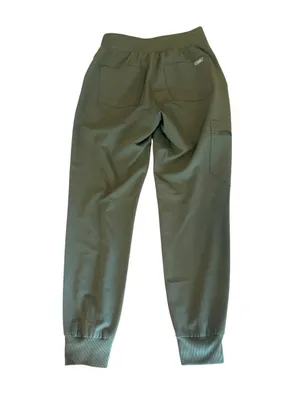 FIGS Zamora Joggers Scrub Bottoms Olive Green Womens Size XXS Petite thumbnail 2