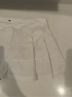 LULULEMON Pace Rival Tennis Skirt White Tall *4-way Stretch 15" Size 4 thumbnail 9
