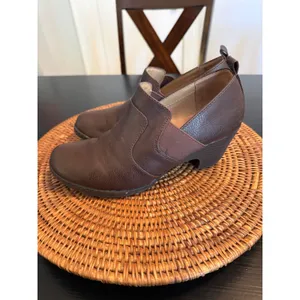 Croft & Barrow Ortholite Brown Ankle Boots Shooties Block Heel Womens Size 8.5‎ thumbnail 2