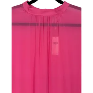 NWT Anthropologie‎ Womens Long Sleeve Sheer Tunic Dress Pink Bell Sleeve Size XL thumbnail 7