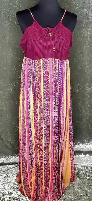 Xhilartation Maxi Dress W/ Crochet Top‎ thumbnail 1