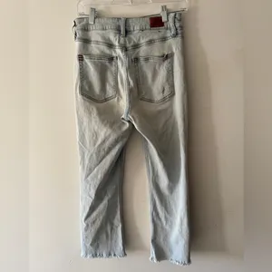 Urban‎ Outfitters BDG Kick Flare High-Rise Cropped Distressed Jeans thumbnail 4