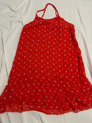 Abercrombie & Fitch Red Printed Sundress thumbnail 2