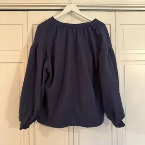 Aerie Easy Street blue oversized tie neck sweater size small thumbnail 6