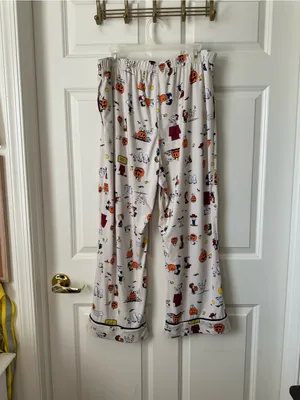 Beauty Sleep Social x Peanuts Halloween Pajama Set Plus Size XXL thumbnail 13